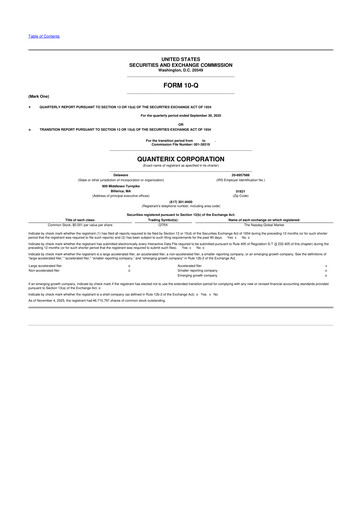 Miniature Quanterix 10-Q Rapport trimestriel 2025 