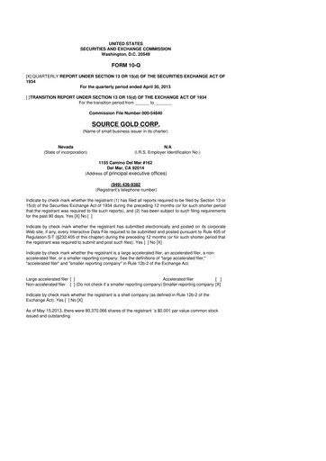 Thumbnail Golden Matrix Group 10-Q Quarterly Report FY2013 