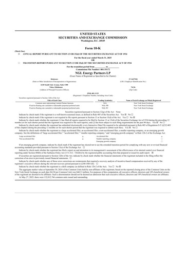 Thumbnail NGL Energy Partners
 10-K Annual Report 2025