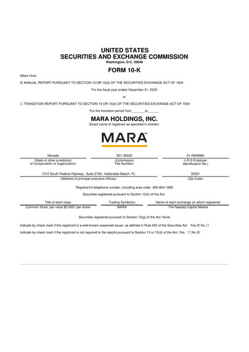 Thumbnail MARA Holdings
 10-K Annual Report 2025