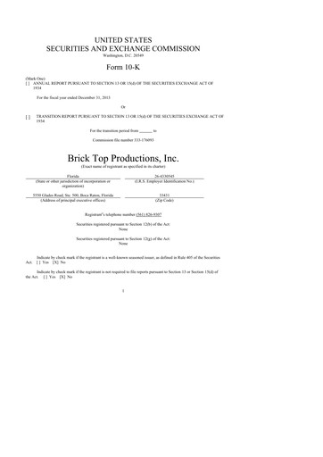 Vorschaubild fuboTV 10-K Jahresbericht 2013