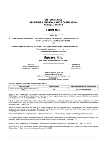 Thumbnail Block 10-Q Quarterly Report FY2020 