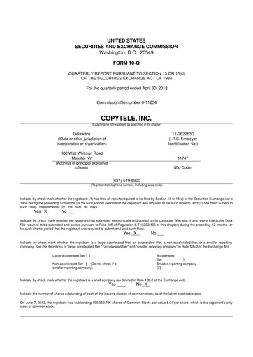 Vorschaubild Anixa Biosciences 10-Q Quartalsbericht  