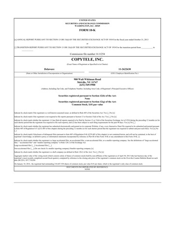 Thumbnail Anixa Biosciences 10-K Annual Report 