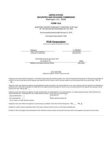 Vorschaubild Anixa Biosciences 10-Q Quartalsbericht 2015 