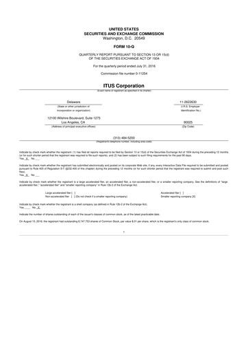 Vorschaubild Anixa Biosciences 10-Q Quartalsbericht 2016 