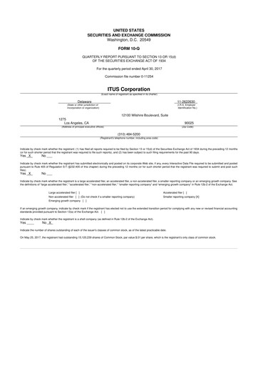 Vorschaubild Anixa Biosciences 10-Q Quartalsbericht 2017 