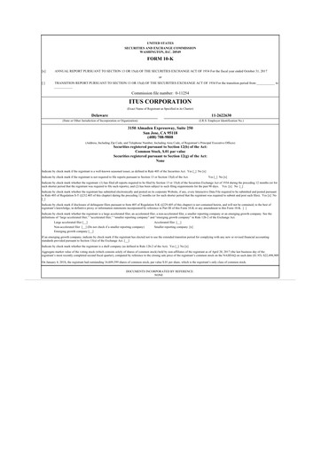 Thumbnail Anixa Biosciences 10-K Annual Report 2017