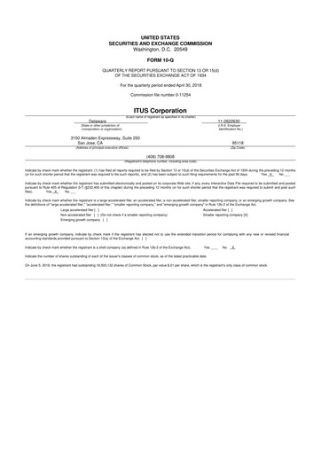 Vorschaubild Anixa Biosciences 10-Q Quartalsbericht 2018 