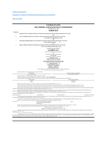 Thumbnail Nebius Group 20-F Annual Report 2017