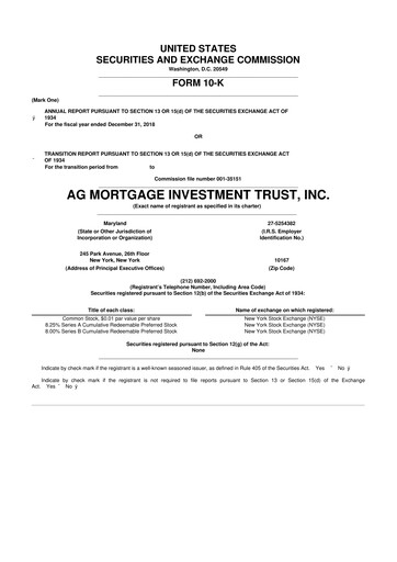 Thumbnail TPG Mortgage Investment Trust 10-K Annual Report 