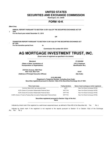 Thumbnail TPG Mortgage Investment Trust 10-K Annual Report 