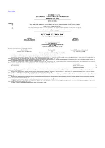 Thumbnail SunCoke Energy
 10-K Annual Report 2023