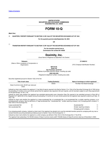 Thumbnail Doximity 10-Q Quarterly Report FY2024 