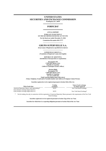 Vorschaubild Grupo Supervielle 20-F Jahresbericht 2024