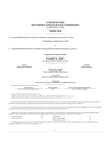 Thumbnail Fastly
 10-K Annual Report 2021