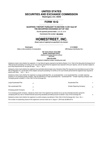 Thumbnail Mechanics Bancorp 10-Q Quarterly Report FY2018 