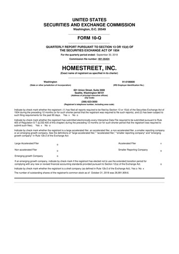 Thumbnail Mechanics Bancorp 10-Q Quarterly Report FY2018 