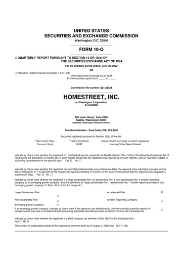 Thumbnail Mechanics Bancorp 10-Q Quarterly Report FY2022 