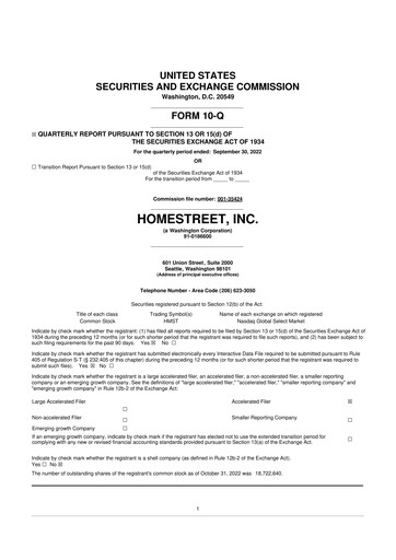 Thumbnail Mechanics Bancorp 10-Q Quarterly Report FY2022 