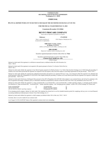 Thumbnail AXIL Brands 10-K Annual Report 2018