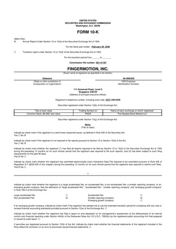 Thumbnail FingerMotion
 10-K Annual Report 2026