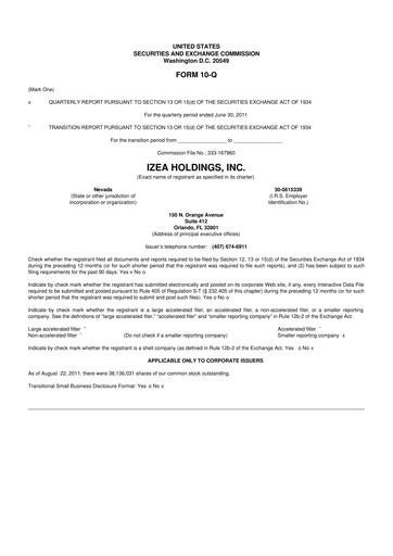 Thumbnail IZEA Worldwide
 10-Q Quarterly Report FY 