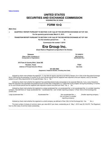 Miniature Bristow Group 10-Q Rapport trimestriel 2013 