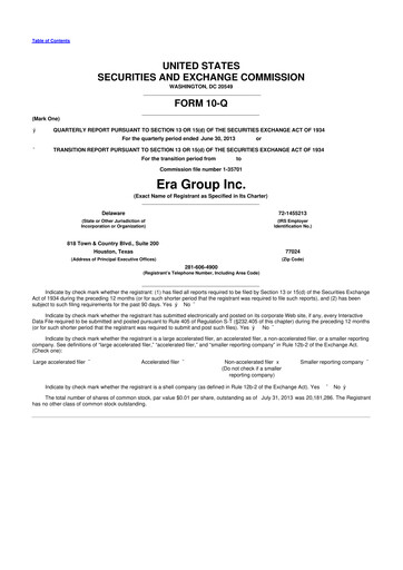 Miniature Bristow Group 10-Q Rapport trimestriel 2013 