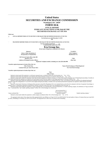 Thumbnail Bristow Group 10-K Annual Report 2013