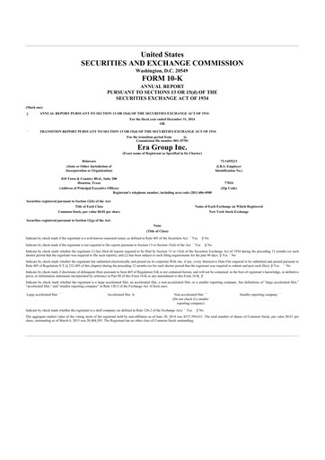 Thumbnail Bristow Group 10-K Annual Report 2014