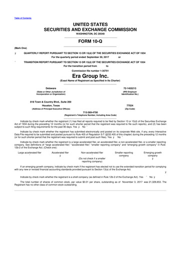 Miniature Bristow Group 10-Q Rapport trimestriel 2016 