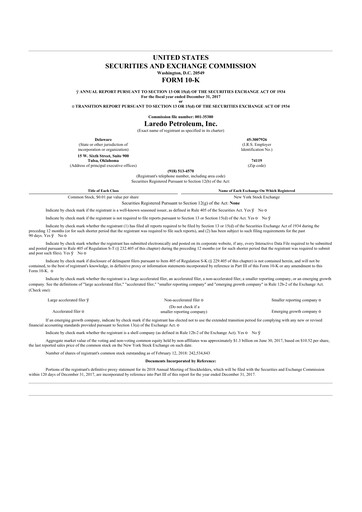 Thumbnail Vital Energy 10-K Annual Report 2017