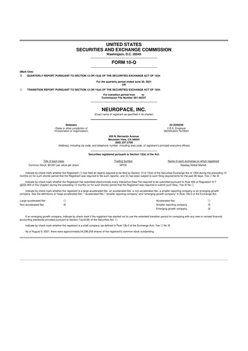 Thumbnail NeuroPace 10-Q Quarterly Report FY2021 