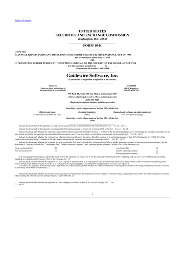 Thumbnail Guidewire Software
 10-K Annual Report 2025