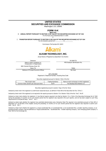 Thumbnail Alkami Technology 10-K Annual Report 2025