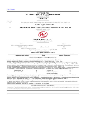 Thumbnail Post Holdings
 10-K Annual Report 2022
