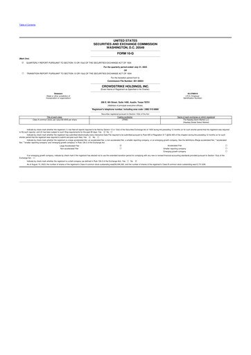 Thumbnail CrowdStrike 10-Q Quarterly Report FY2024 