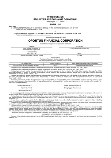 Thumbnail Oportun Financial 10-K Annual Report 2024