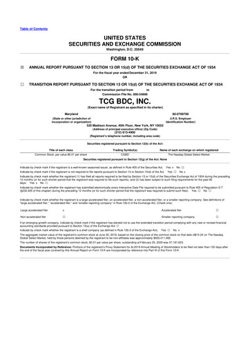 Thumbnail Carlyle Secured Lending 10-K Annual Report 