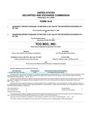 Thumbnail Carlyle Secured Lending 10-Q Quarterly Report FY 
