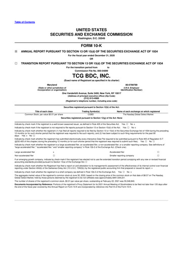 Thumbnail Carlyle Secured Lending 10-K Annual Report 