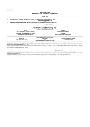 Thumbnail Carlyle Secured Lending 10-K Annual Report 2025