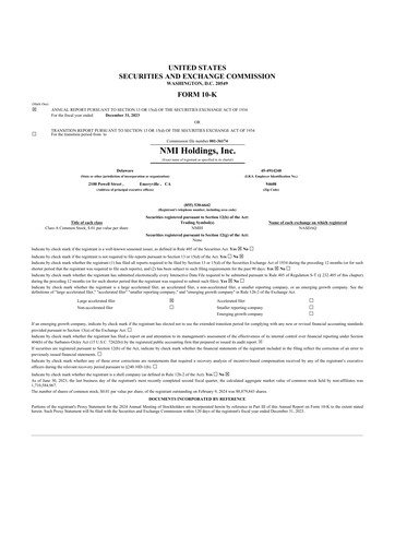 Thumbnail NMI Holdings
 10-K Annual Report 2023