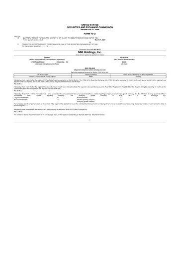 Vorschaubild NMI Holdings
 10-Q Quartalsbericht 2024 