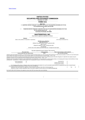 Miniature Shutterstock 10-Q Rapport trimestriel 2025 