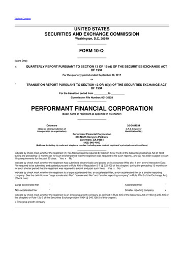 Miniature Performant Healthcare 10-Q Rapport trimestriel 2017 