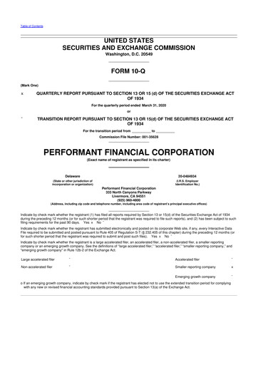 Miniature Performant Healthcare 10-Q Rapport trimestriel 2020 