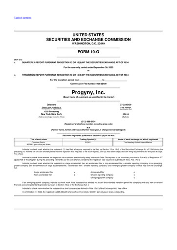 Thumbnail Progyny 10-Q Quarterly Report FY2023 