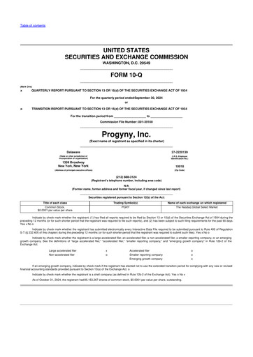 Thumbnail Progyny 10-Q Quarterly Report FY2024 